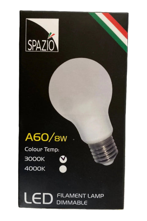 LED Filament Frosted A60 8W E27 WW