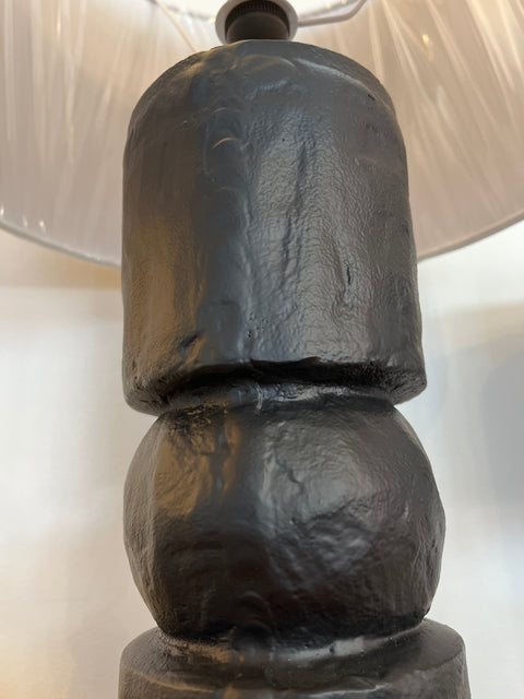 Table Lamp Grey Antique excl. Shade