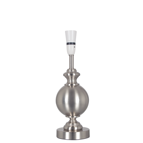 Satin Chrome Table Lamp