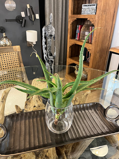 Black Metal Rectangular Tray