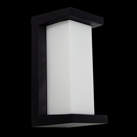 LED 20W Bulkhead Coastal Vertical Plain Frosted