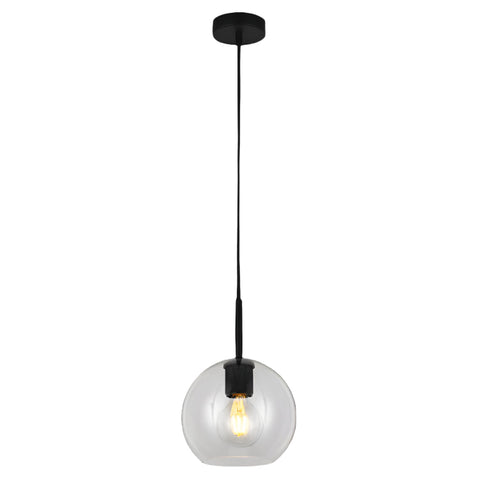Ball Glass Pendant Black