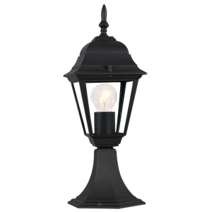 Outdoor Lantern Pillar Light 4 Sided
