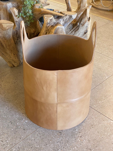 Basket Leather Vintage Brown