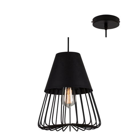 Nara Pendant black E27 40W