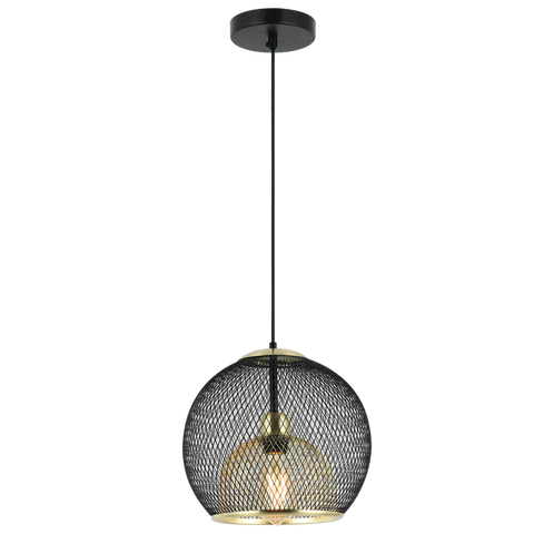 Pendant Mesh Ball with Gold Inner