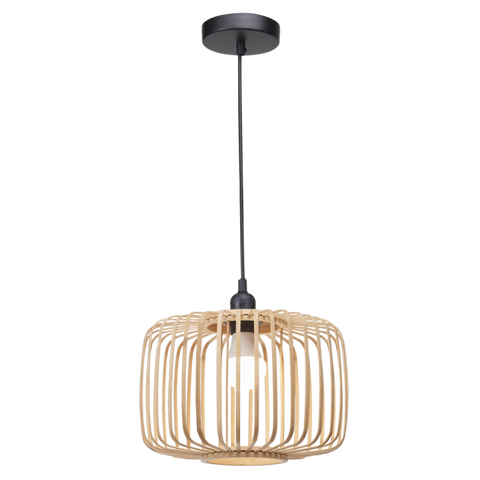 Metal and Bamboo Pendant