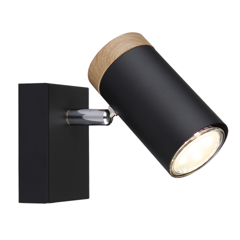 Spotlight with Wood Detail