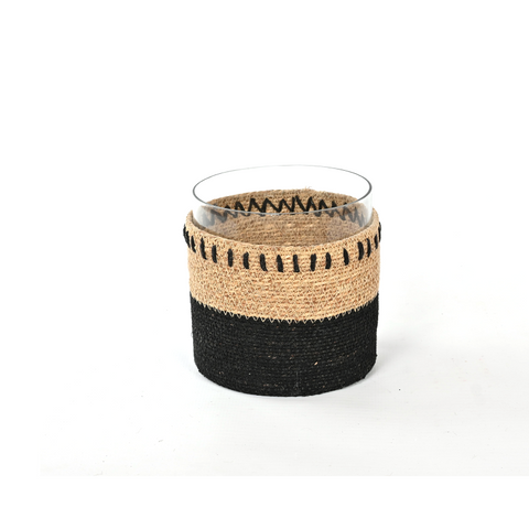 Basket Natural with Black Edging