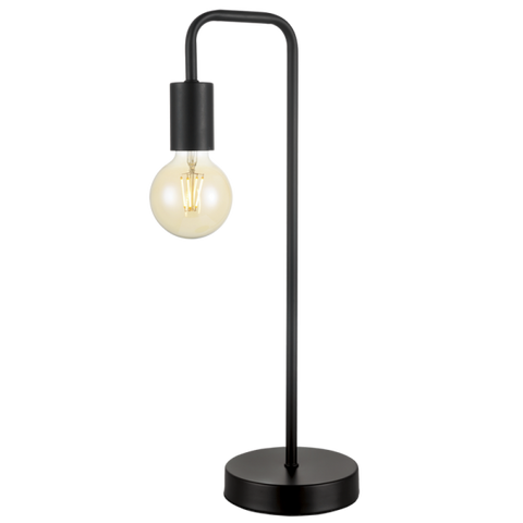 Sand Black Metal Table Lamp