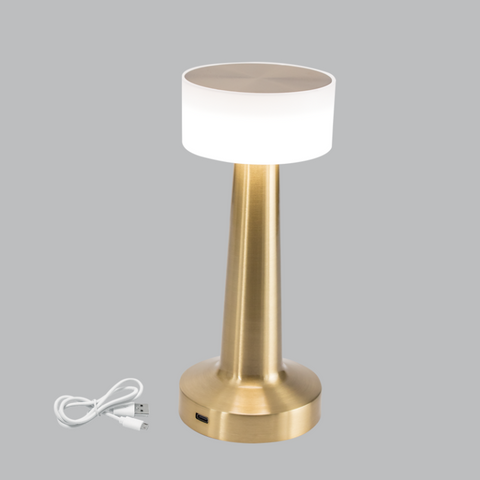 Rechargeable Metal Table Lamp Antique
