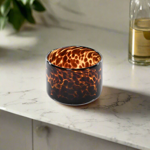 Candle holder T-Light Tortoiseshell Small