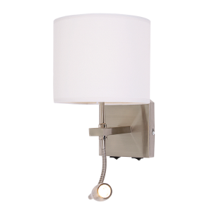 Wall Light with Shade & Spot