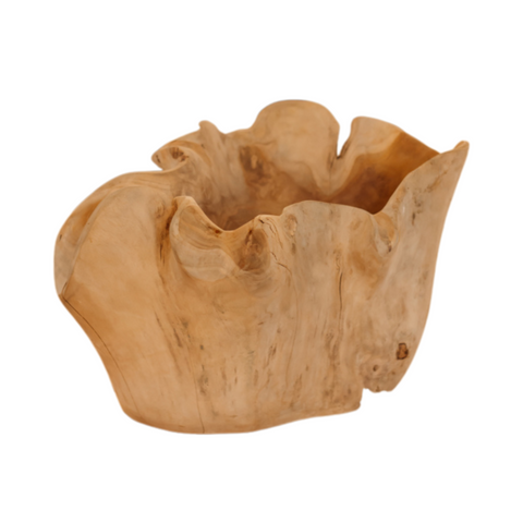 Teak Lily Bowl