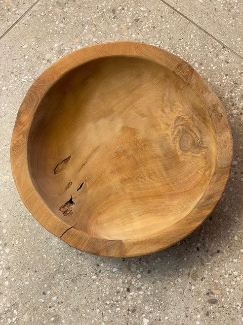 Teak Wooden Bowl 30cm