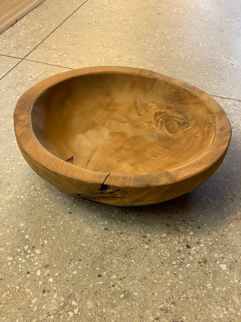 Teak Wooden Bowl 30cm