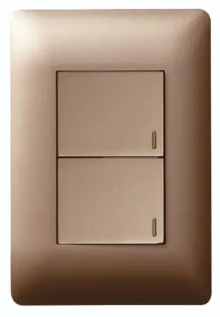 Legrand Ysalis 2 Lever Switch 2-Way 4x2 Champagne