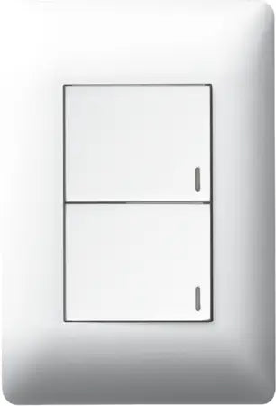 Legrand Ysalis 4x2 2 Lever 2 way White