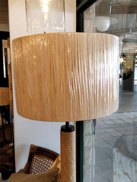 Lampshade 450x450x300mm Raffia