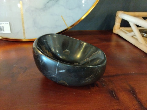 Bowl In Marble Coffee