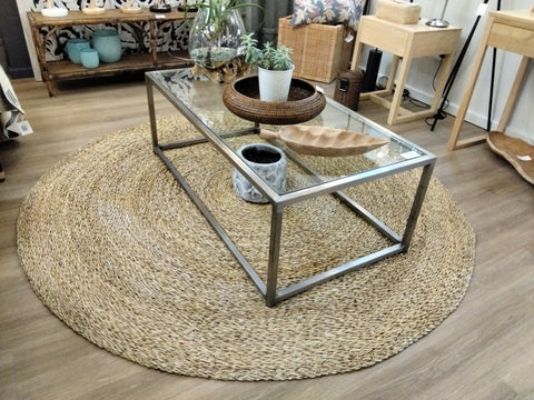 Hand Woven Round Grass Mat 2m