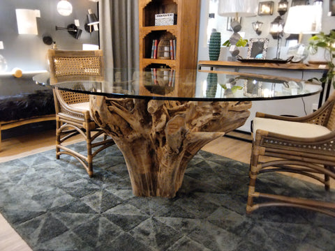 Teak Root Dining Table ROOT ONLY