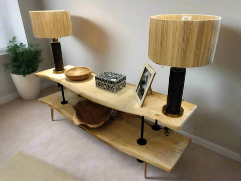 TV Stand 2 tier Jacaranda wood