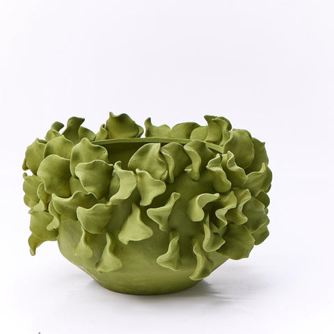 Planter Porcelain Organic Green