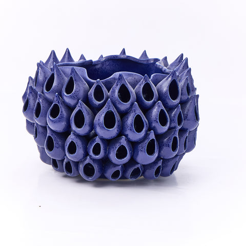 Planter Urchin Dark Indigo
