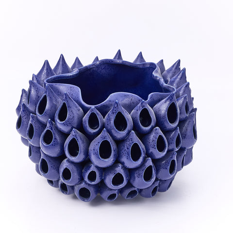 Planter Urchin Dark Indigo