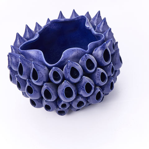 Planter Urchin Dark Indigo