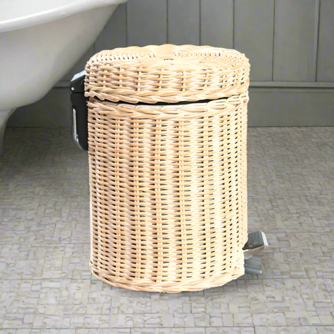 Rattan Pedal Bin