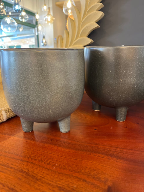 Grey Ceramic Pot