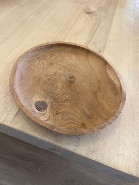 Teak Display Plate Small