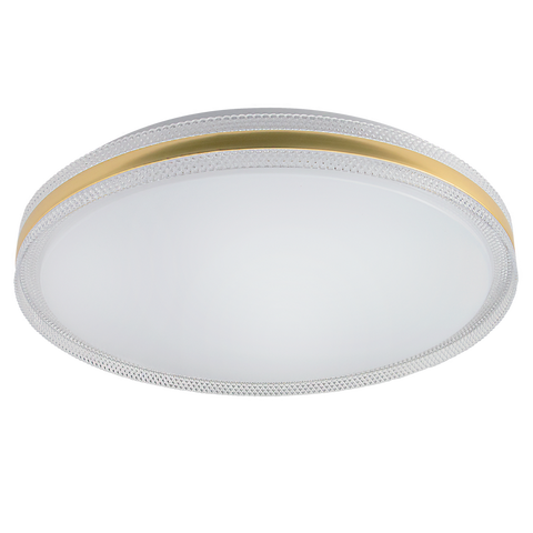 24W LED Ceiling Fitting with Gold Rim