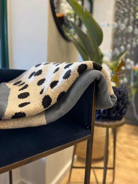 Throw Multi Color with Dots (Large)