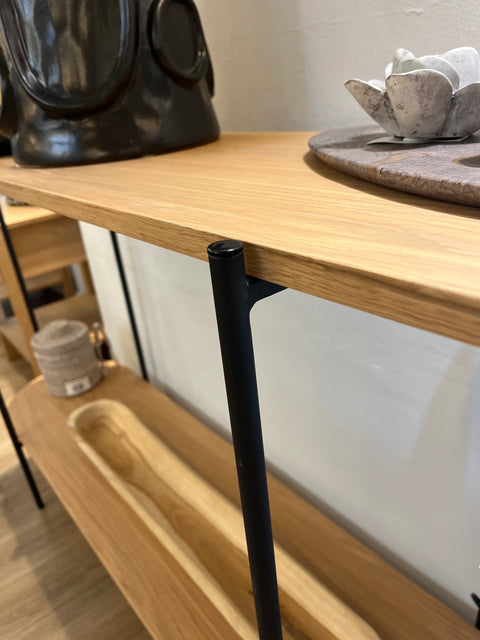 Oak Console Oval