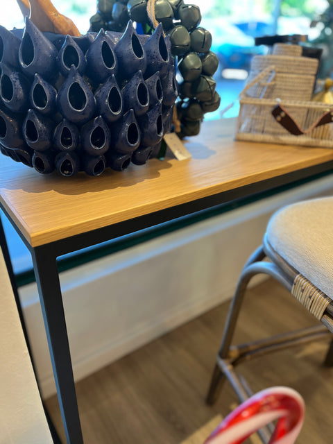 Wood and Metal Console