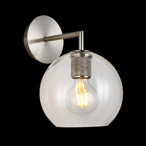 Wall Light Trends Round Glass Silver