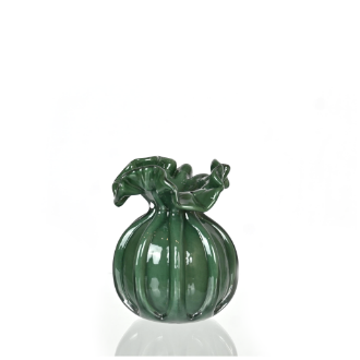 Vase Flower Glass Small Green