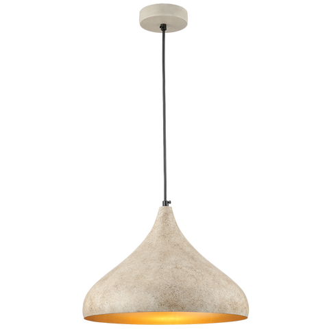 Sand Ruf Metal Pendant with Gold Inner