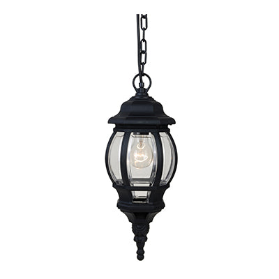 Pendant Outdoor Lantern Black