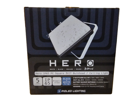 HERO Outdoor Bulkhead Square 3CCT