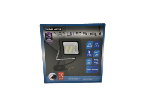 LED Flood Nano 30W CW 6000K