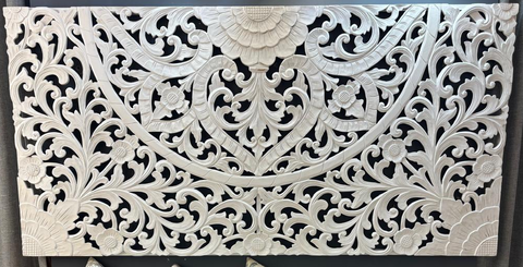 Carved half panel Headboard