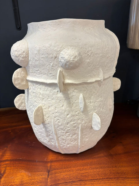 Planter Porcelain Organic Ivory