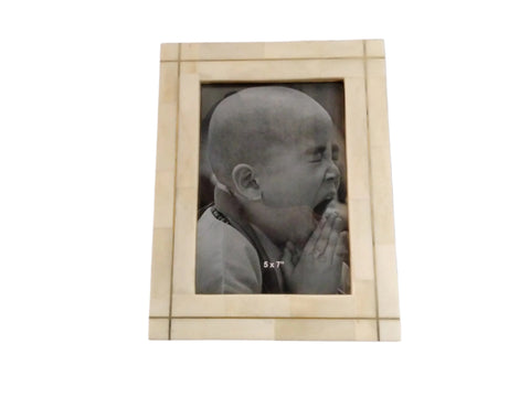 Photo Frame White Bone